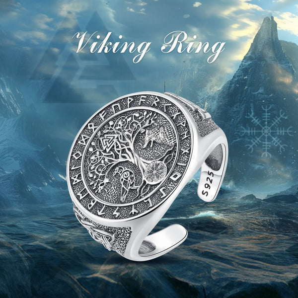Viking Spirit Silver Ring
