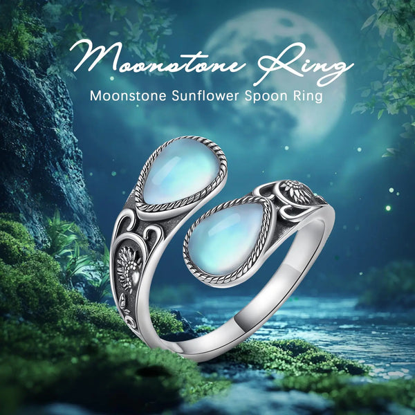 Sunflower Spoon Ring