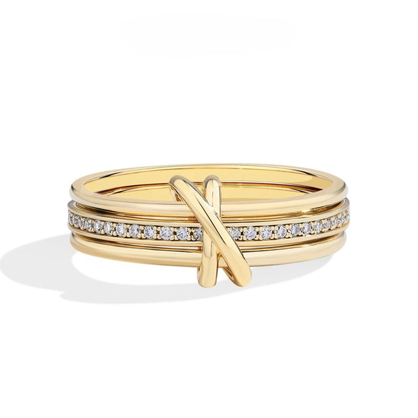 Elegant Moissanite Ring Set - CoFuze™