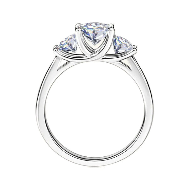Sparkling Moissanite Promise Ring