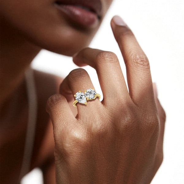Two-Stone Sparkle Ring