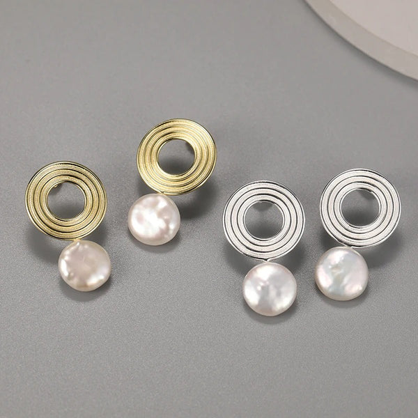 Timeless Pearl Dangle Earrings - CoFuze™