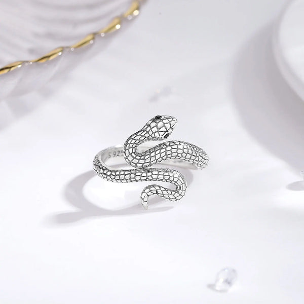 Sterling Silver Snake Ring