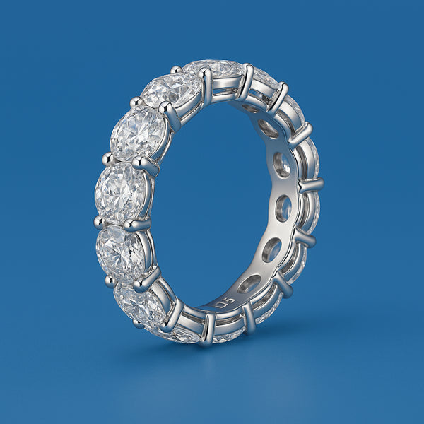 Timeless Moissanite Eternity Ring
