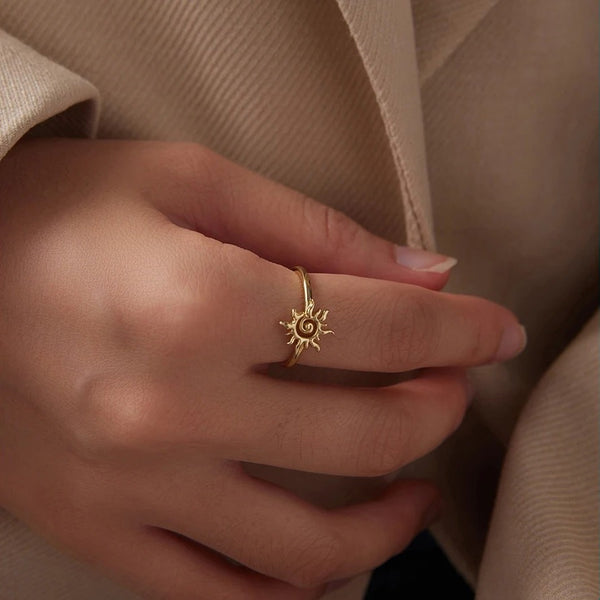 Golden Sun Open Ring