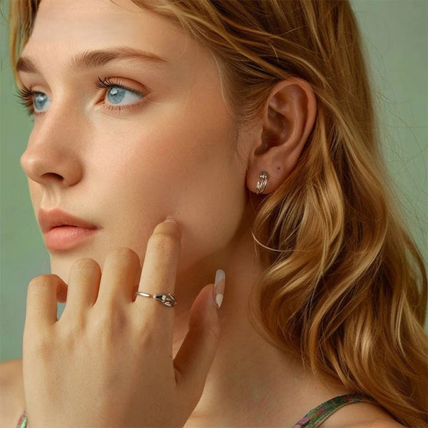 Sterling Silver Tulip Ring