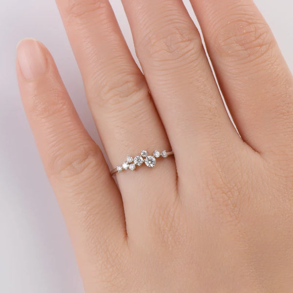 Lunaire Cluster Jewelry Set