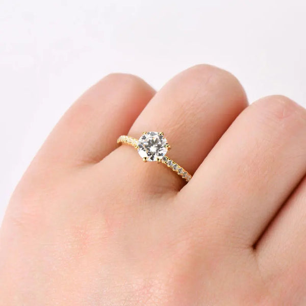 Elegant Moissanite Ring