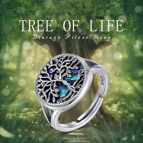 Sterling Silver Tree of Life Ring