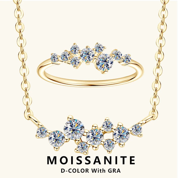Lunaire Cluster Jewelry Set
