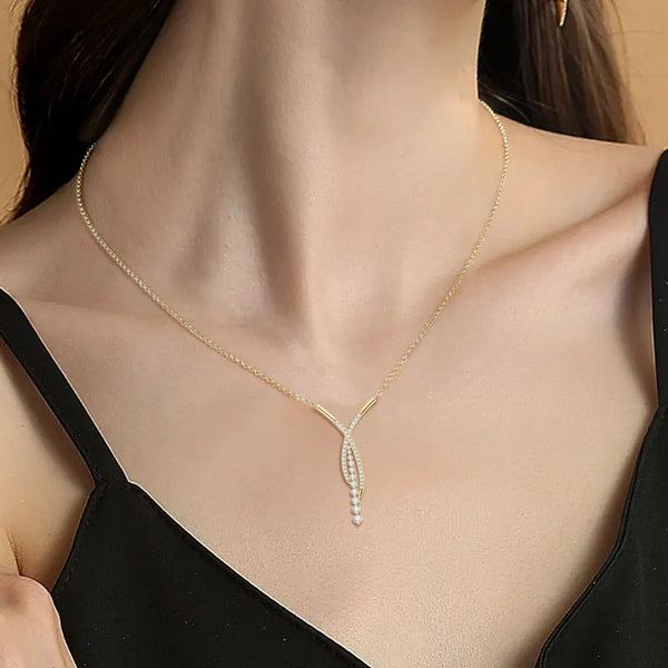 Moissanite Sparkle Necklace