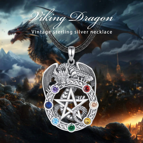 Chakra Star Silver Necklace