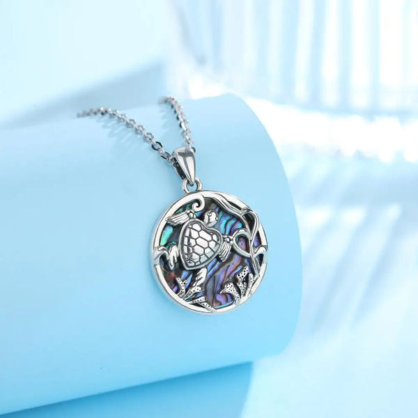 Ocean Turtle Pendant Necklace