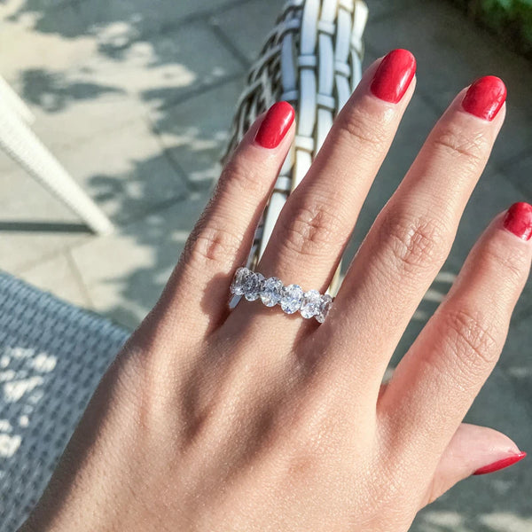 Sparkling Silver Eternity Ring