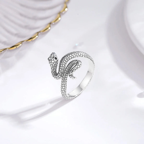 Sterling Silver Snake Ring