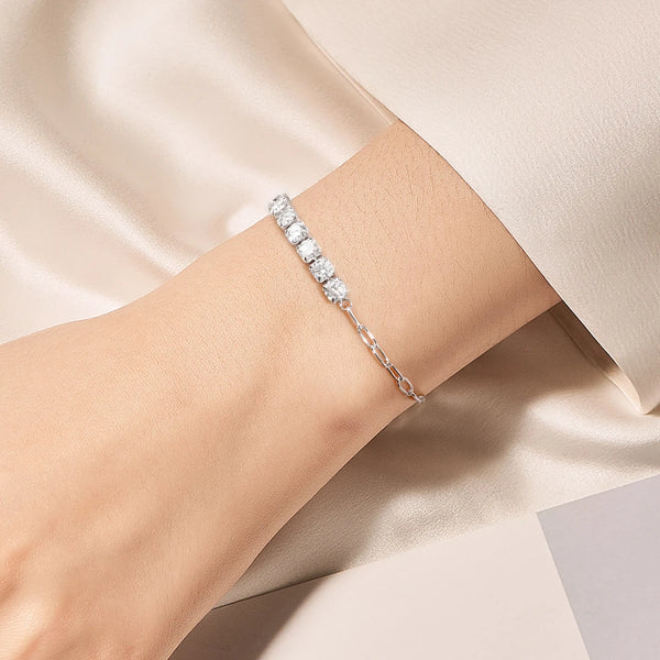Sparkling Moissanite Bracelet