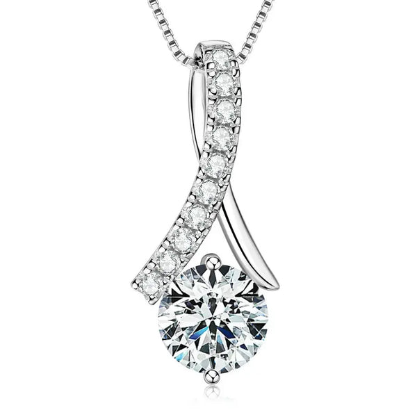 Infinity Moissanite Pendant