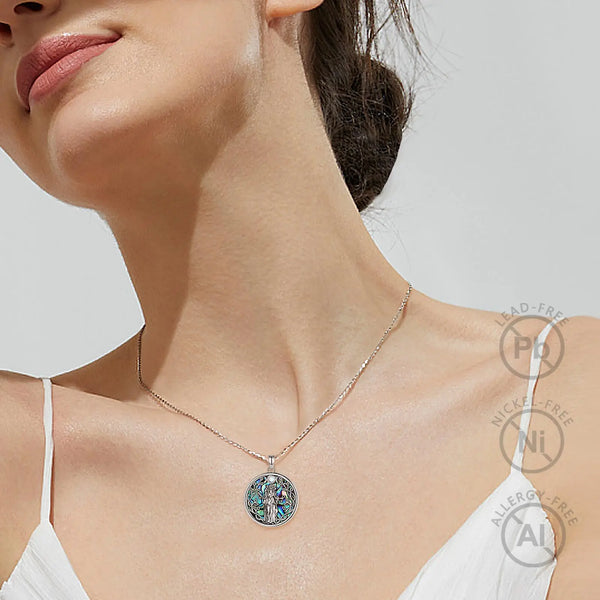 Sterling Silver Triple Moon Necklace