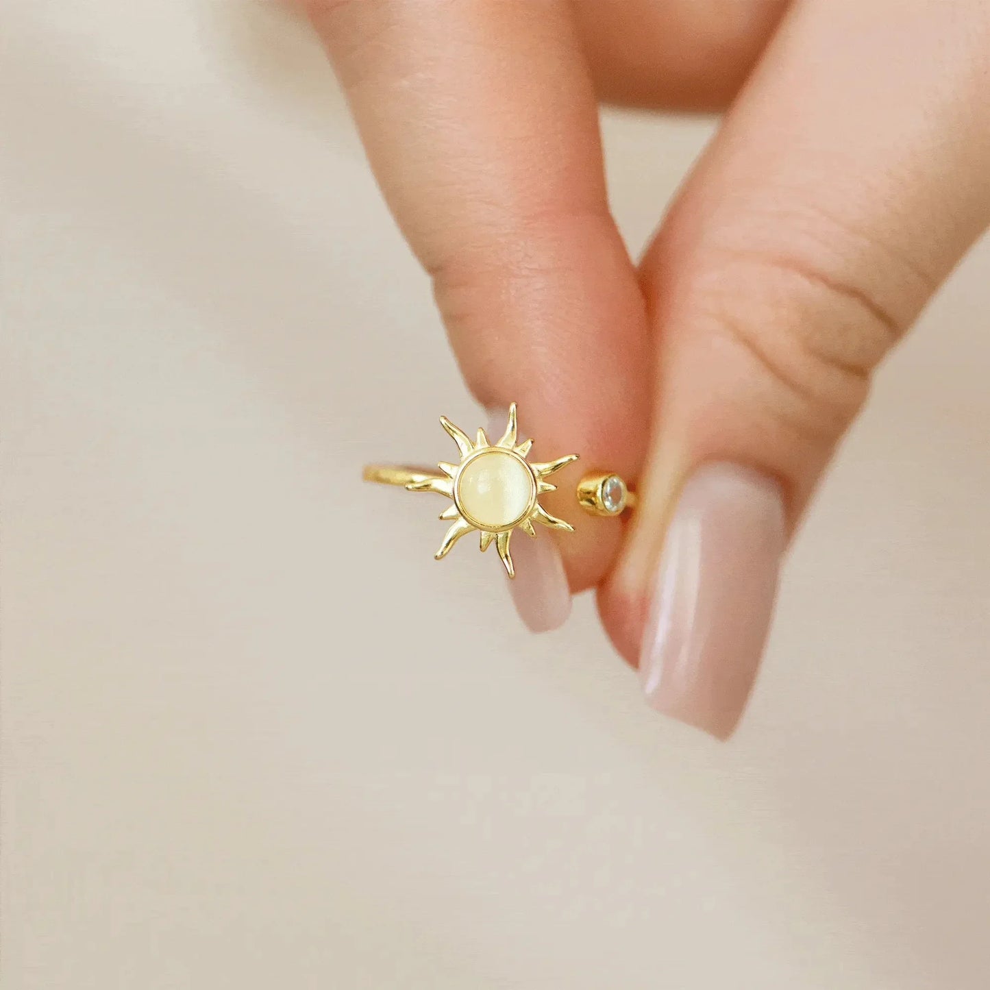 Sun Fidget Ring Gift Set