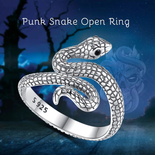 Sterling Silver Snake Ring