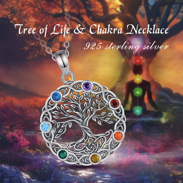 Chakra Harmony Tree Necklace