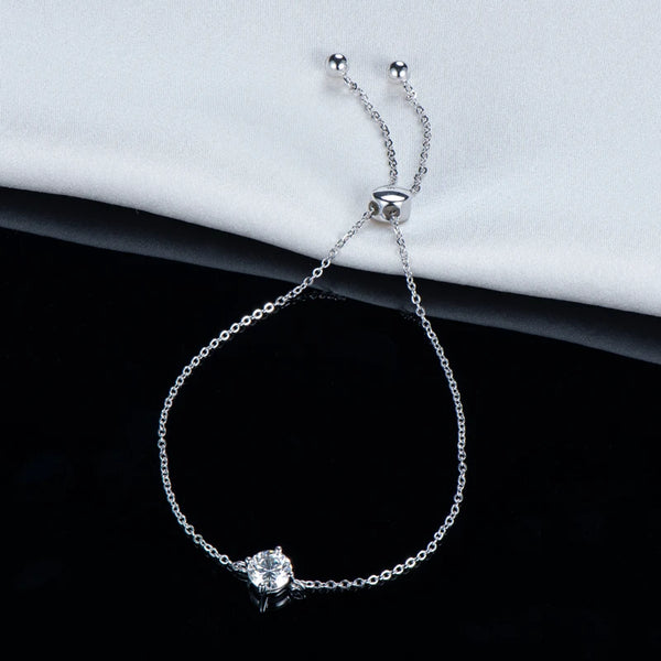 Elegant Moissanite Bracelet