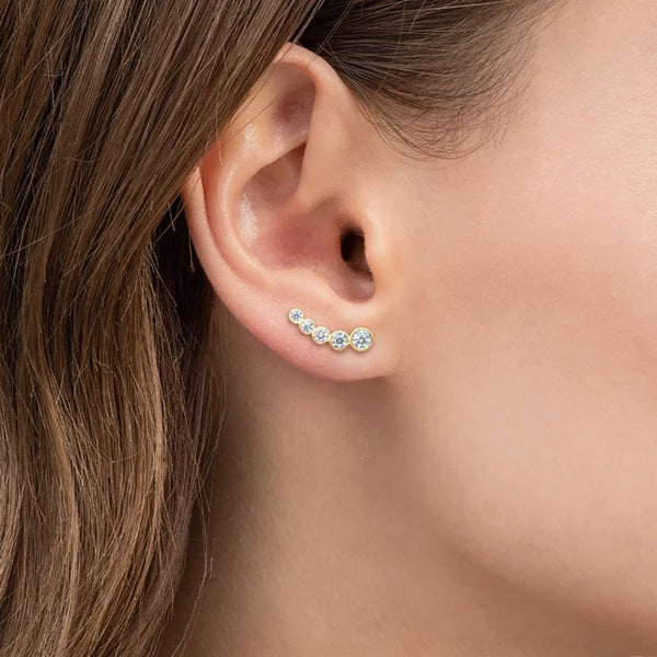 Sparkling Moissanite Jewelry Set