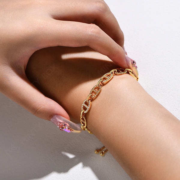 Sparkling Moissanite Bracelet