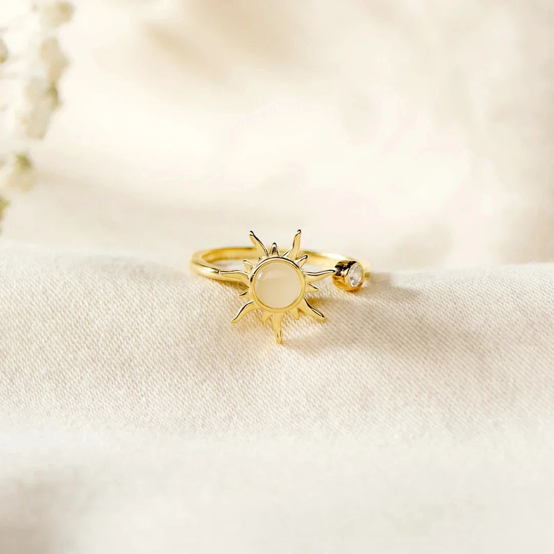 Sun Fidget Ring Gift Set