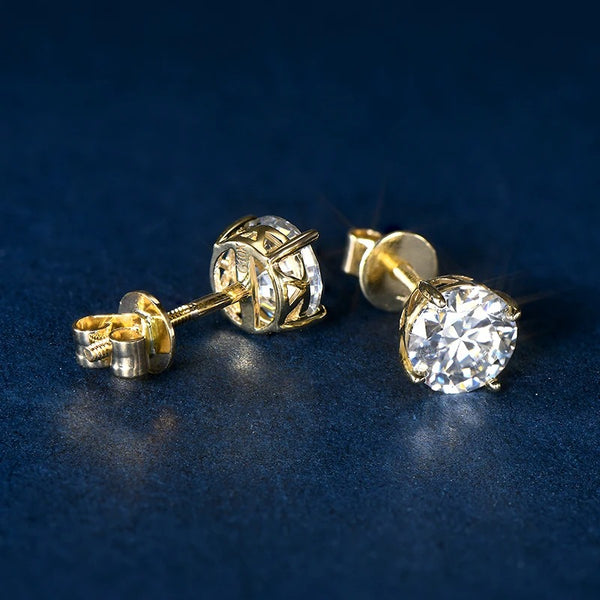 Sparkling Moissanite Studs