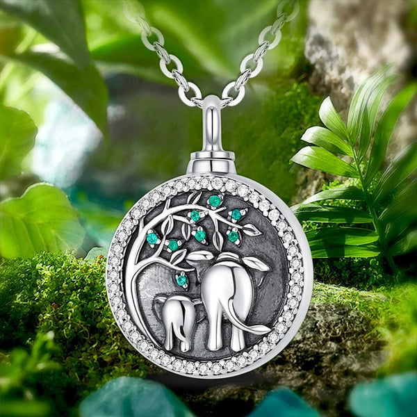 Elephant Tree of Life Pendant