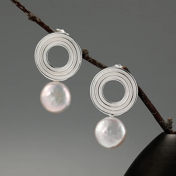 Timeless Pearl Dangle Earrings