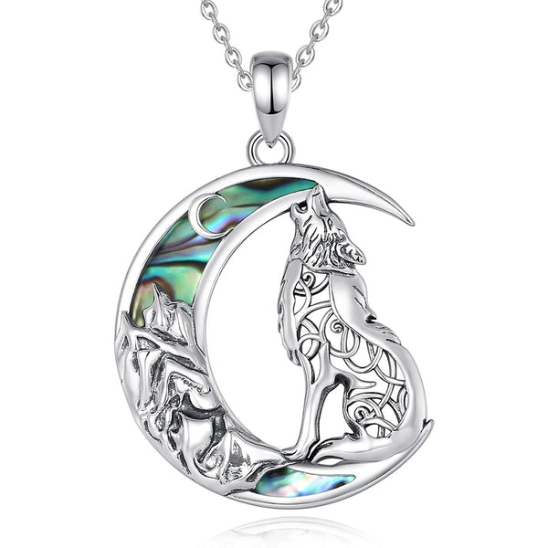 Mystical Wolf Moon Pendant