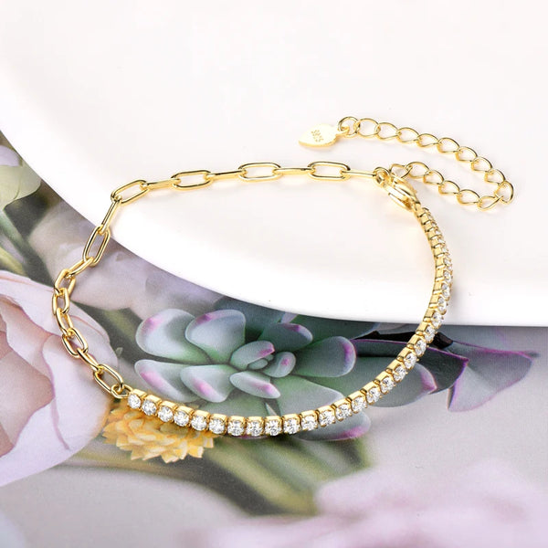 Sparkling Moissanite Bracelet