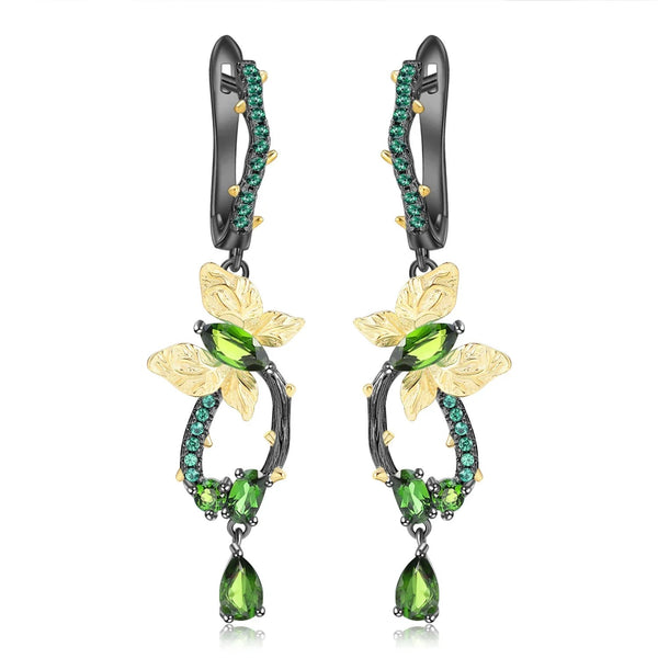 Butterfly Branch Drop Earrings