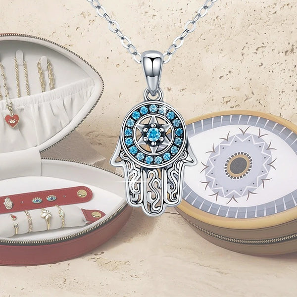Lucky Hand Silver Necklace