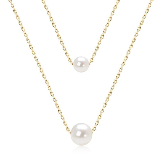 Double Layer Freshwater Pearl Necklace