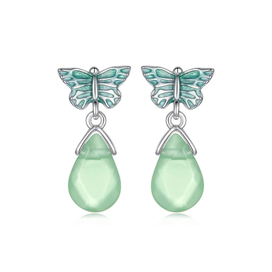 Elegant Butterfly Crystal Earrings