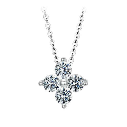 Eternal Blossom Moissanite Pendant