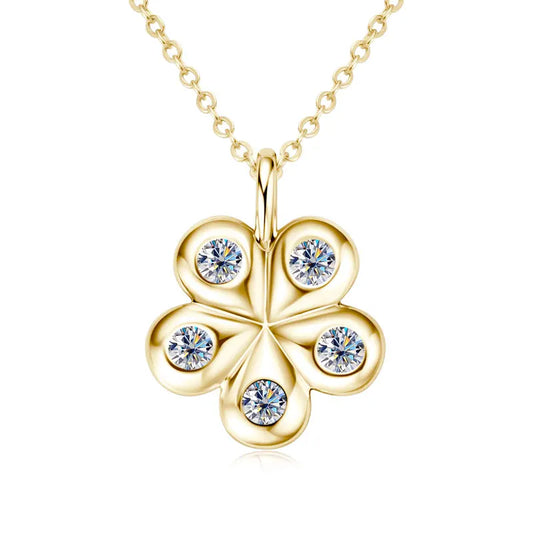 Petal Sparkle Pendant Necklace