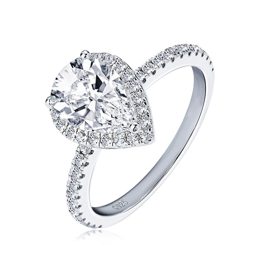 Elegant Moissanite Sparkle Ring