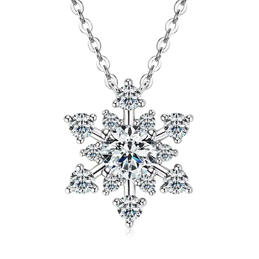 Aurora Frost Snowflake Necklace - CoFuze™