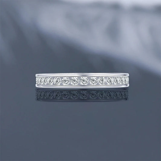Timeless Moissanite Eternity Band