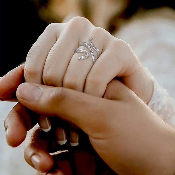 Sterling Silver Cobra Ring