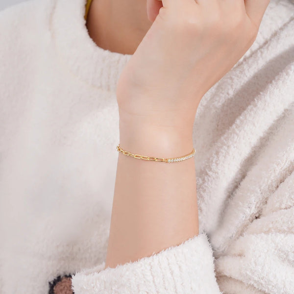Sparkling Moissanite Bracelet