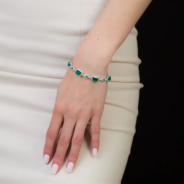Elegant Natural Gemstone Bracelet