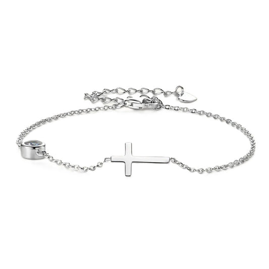 Sparkling Cross Charm Bracelet - CoFuze™