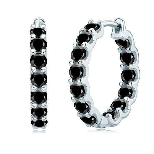 Dazzling Moissanite Hoop Earrings - CoFuze™