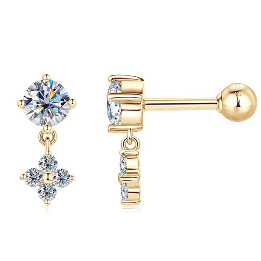 Golden Clover Drop Earrings - CoFuze™