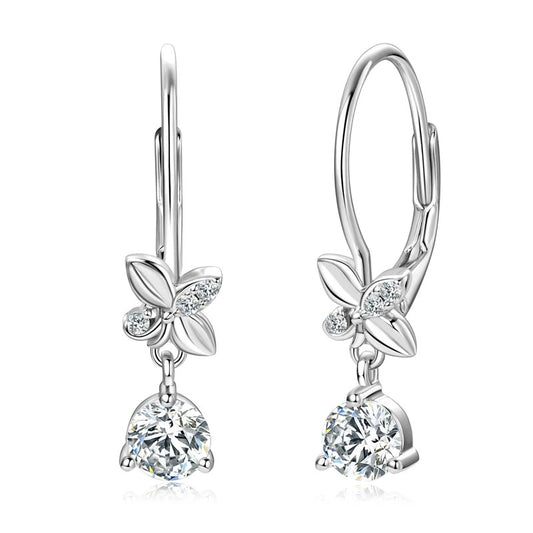 Elegant Moissanite Clover Earrings - CoFuze™